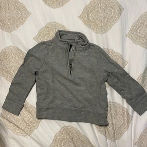 Gray Vineyard Vines quarter zip pullover in 2T
